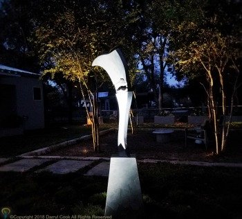 Sculpture Lighting - Landscape Lighting Guru - Outdoor Sculpture Lighting