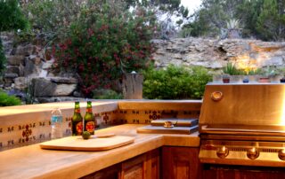 outdoor kitchen